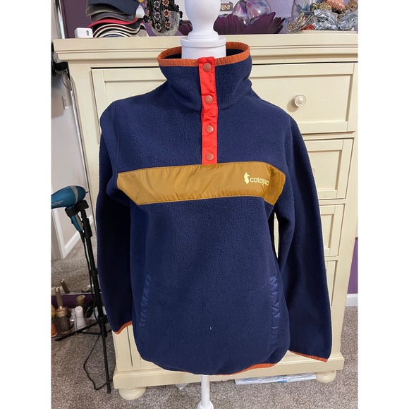 cotopaxi Tops - Cotopaxi Tecca Fleece Pullover Jacket in Campfire Snap Neck Women's Size S